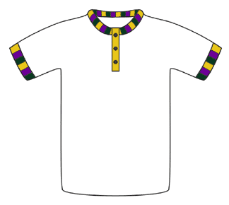 Stipey collar and sleeves - Custom Zephyr