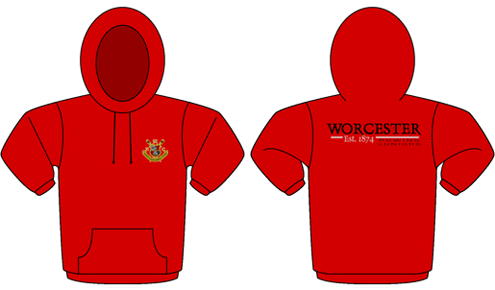Red - Classic Hoodie - Junior Sizes
