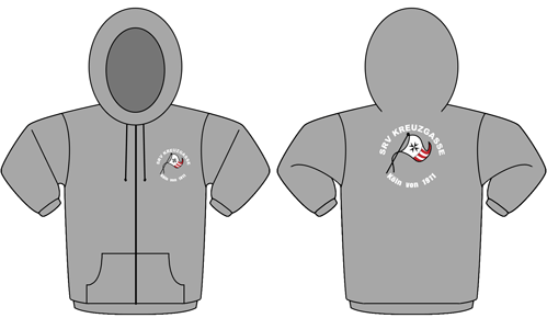 Grey - Zip Hoodie
