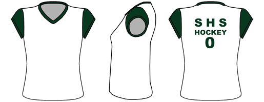 Netball V-neck Top (Cap Sleeve)