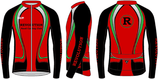 Winter - Custom L/S Full-zip Cycling Jacket (fleece lining)