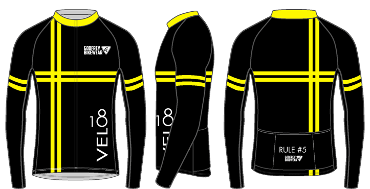 Custom L/S Classics Full-Zip Cycling Jersey