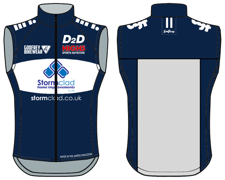 Custom Full-Zip Cycling Gilet (Unlined)