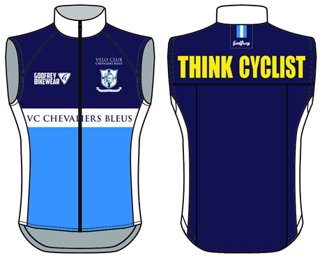 Custom Full-Zip Cycling Gilet (fleece lining)