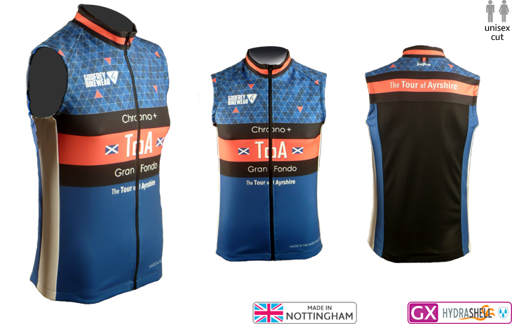 Full-Zip Cycling Gilet (Unlined)