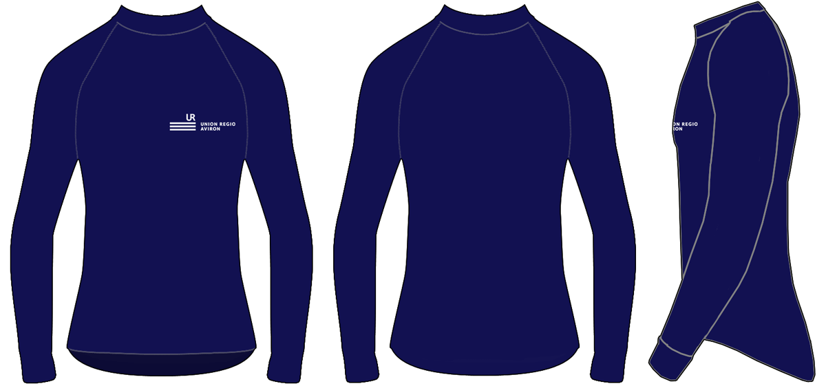 Navy Blue - Performance Tee LS Plain