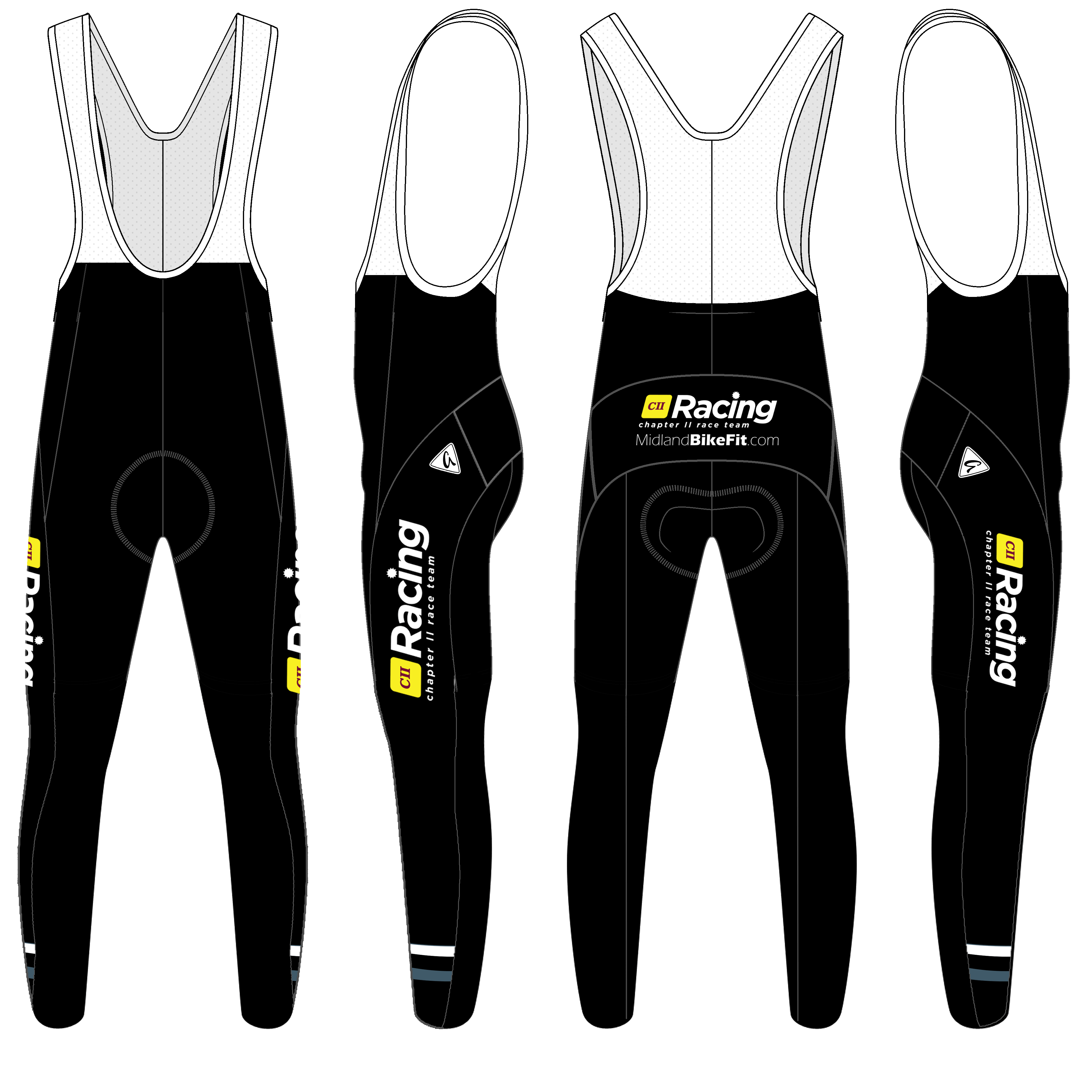 Custom Cycling ThermoStretch Bib Leggings
