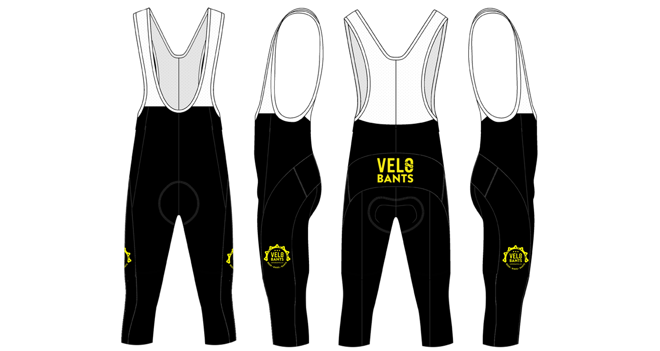 Custom Cycling ThermoStretch Bib 3/4s