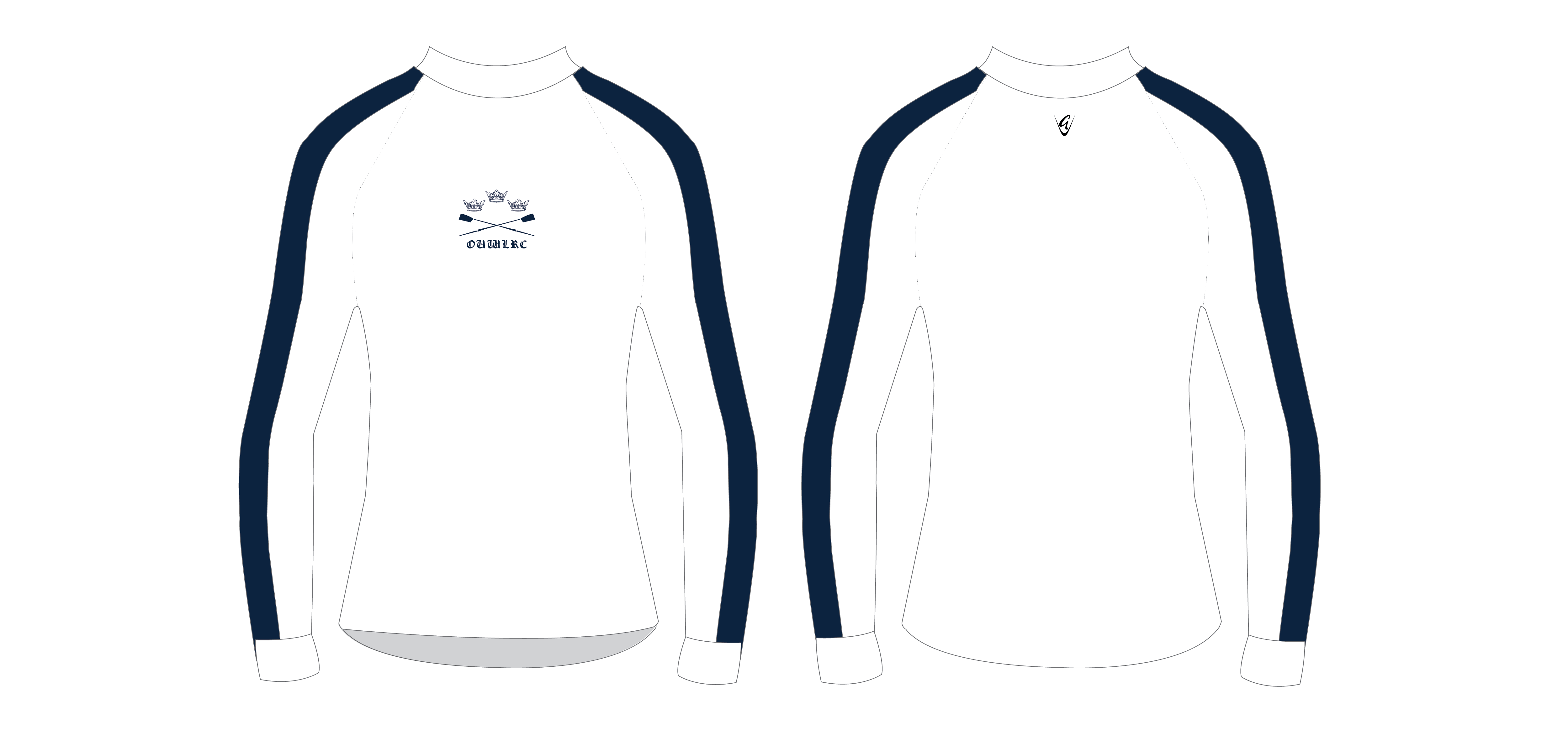 White - Custom Performance Tee LS