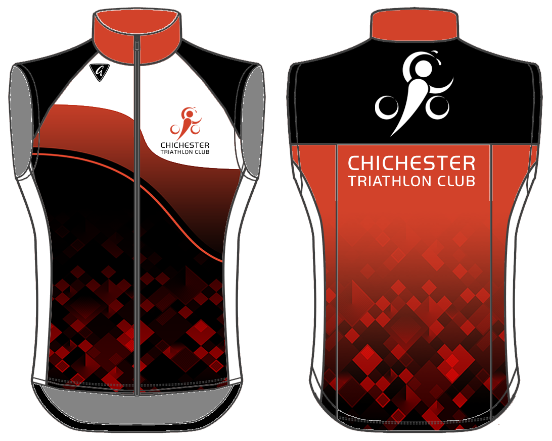 Custom Full-Zip Cycling Gilet (Unlined)