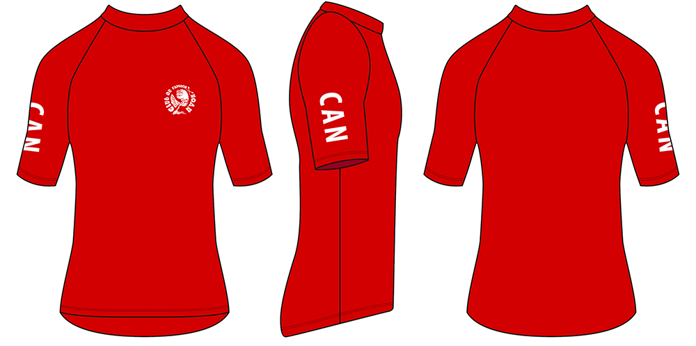 Red - Custom Performance Tee SS