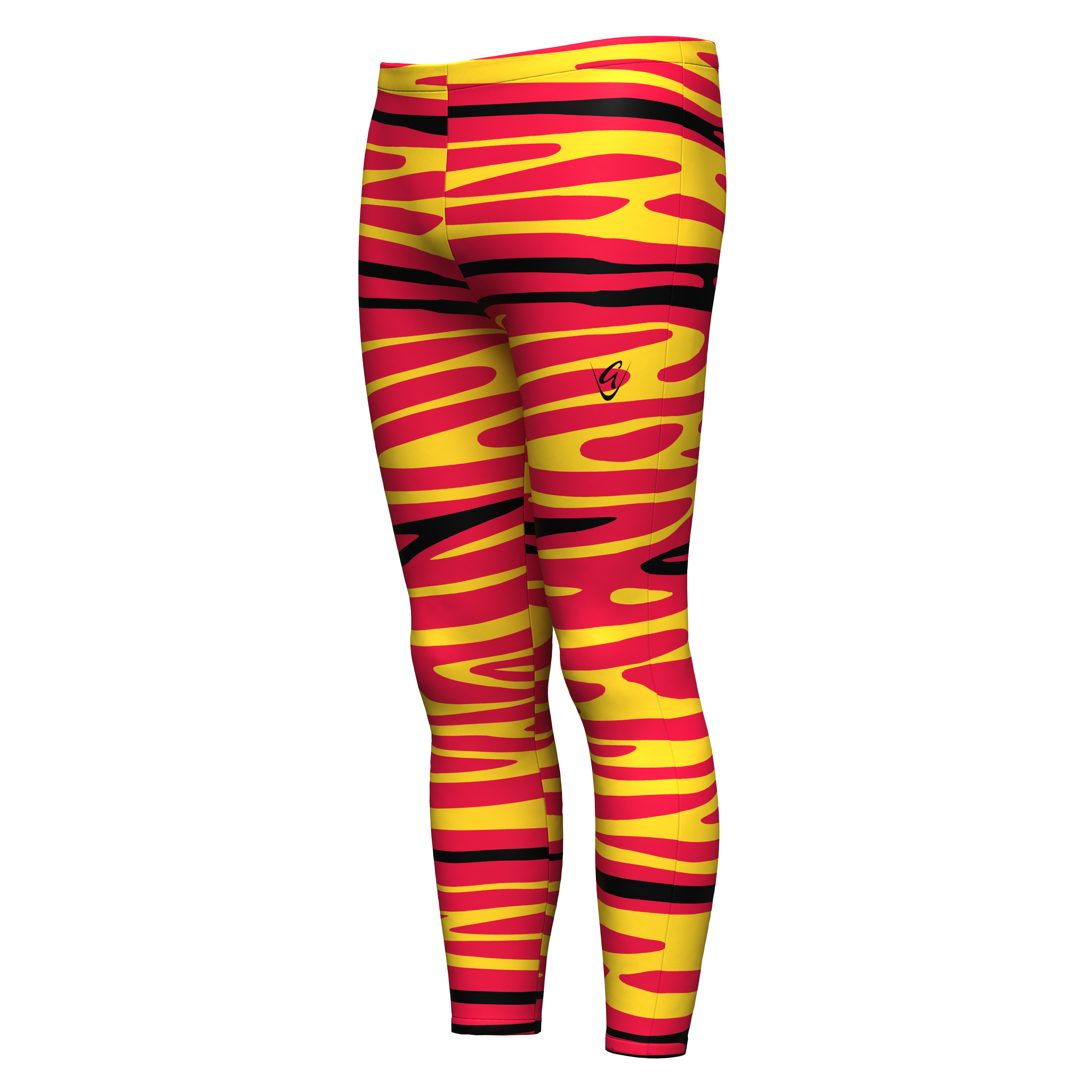 Abstract Tiger - Custom Leggings