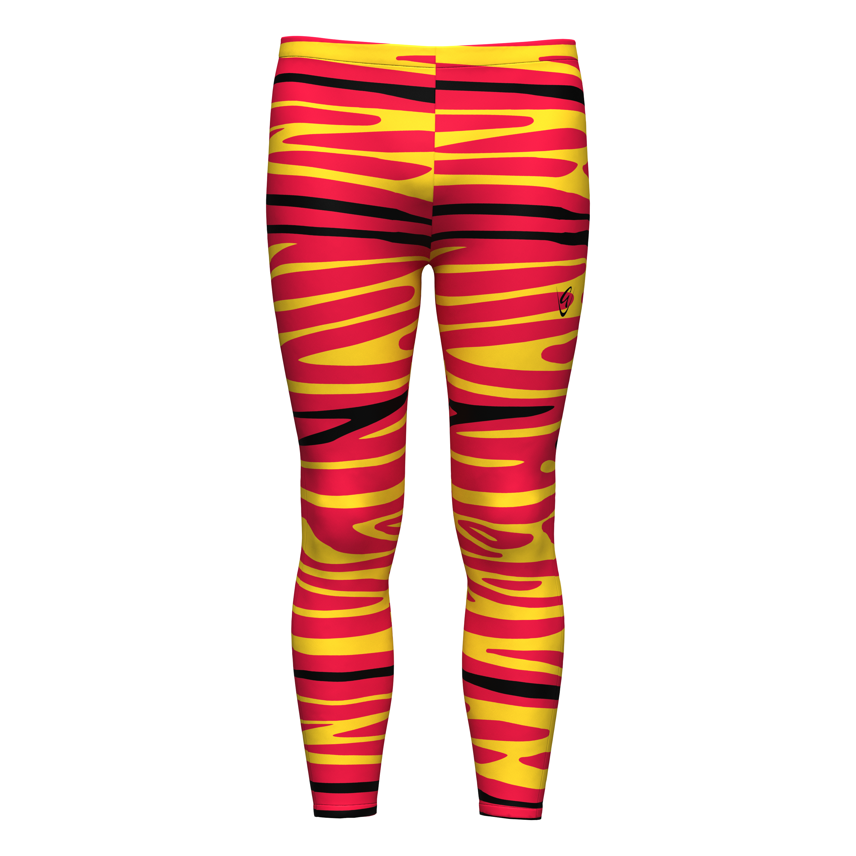 Abstract Tiger - Custom Leggings