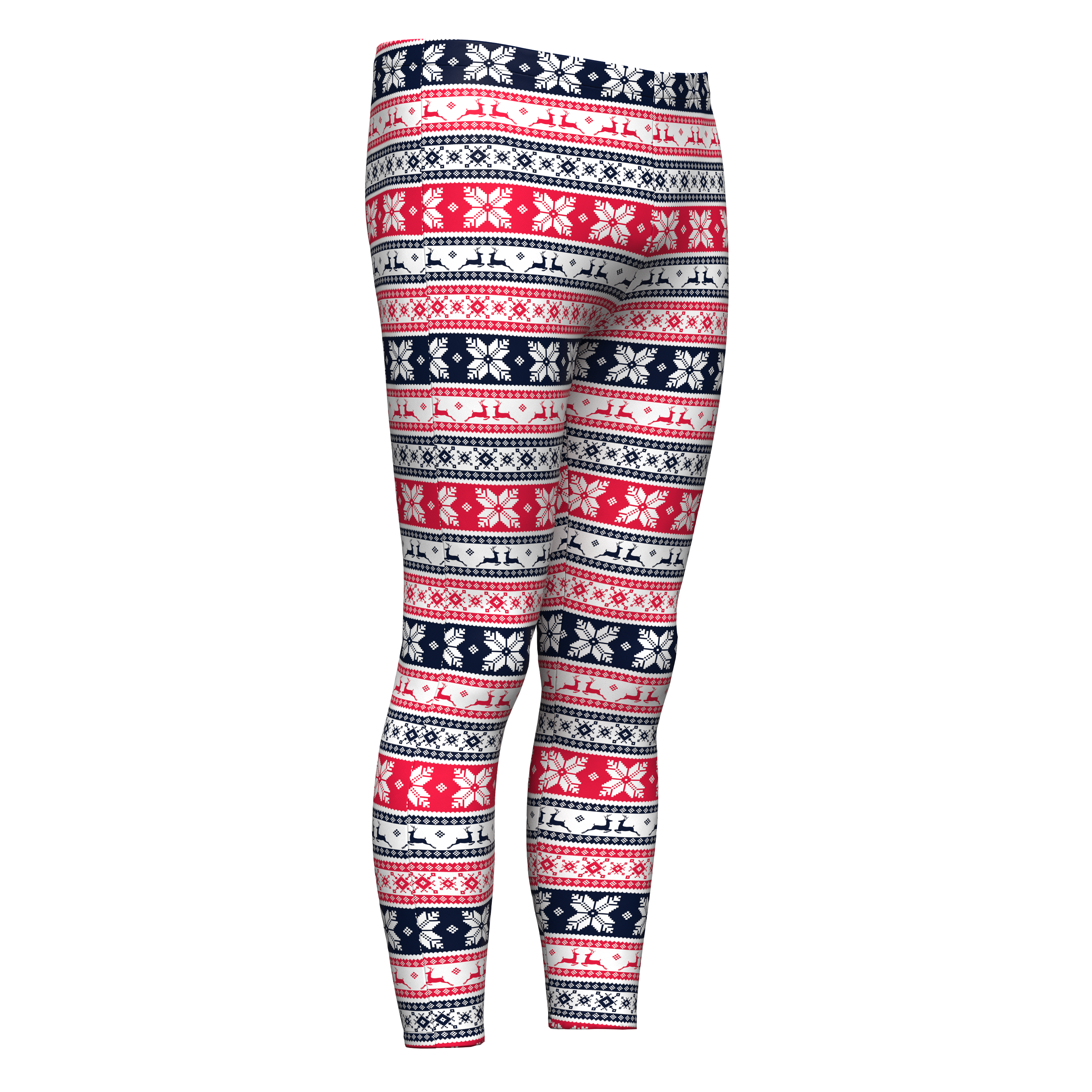 Scando Leggings - Navy and Red