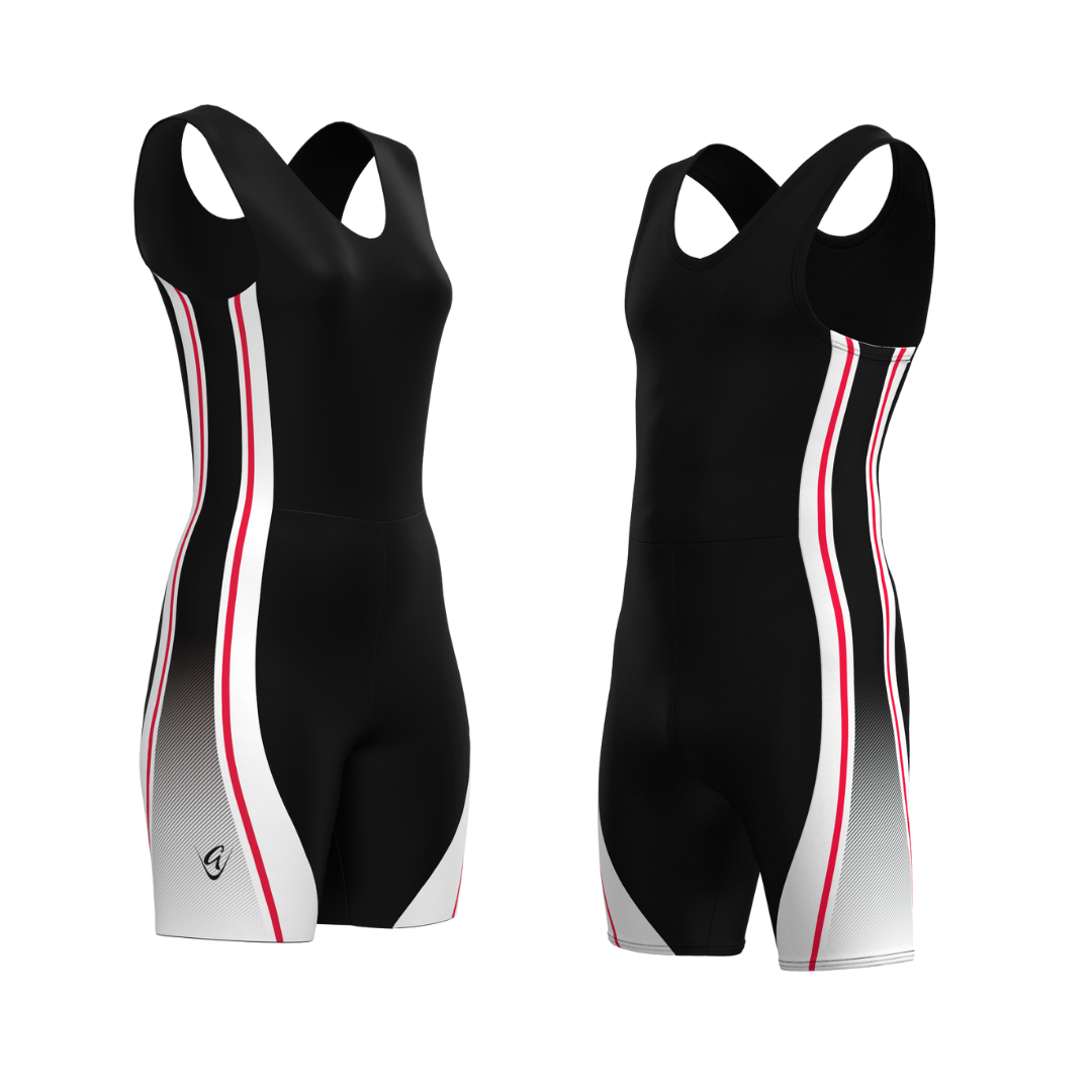 LE Sport Stripe Black-Red AIO