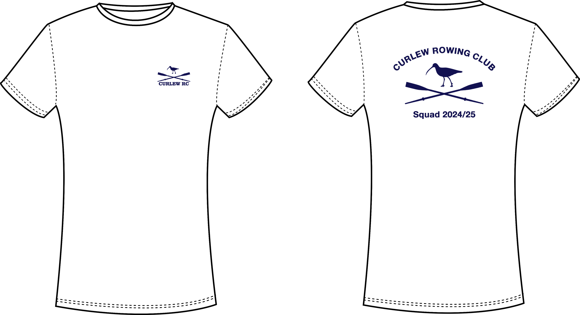 Cool Tee - White Back Print