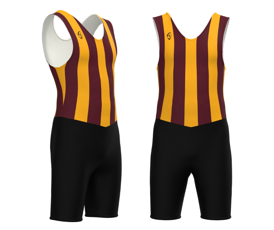Stripes AIO - Maroon Amber
