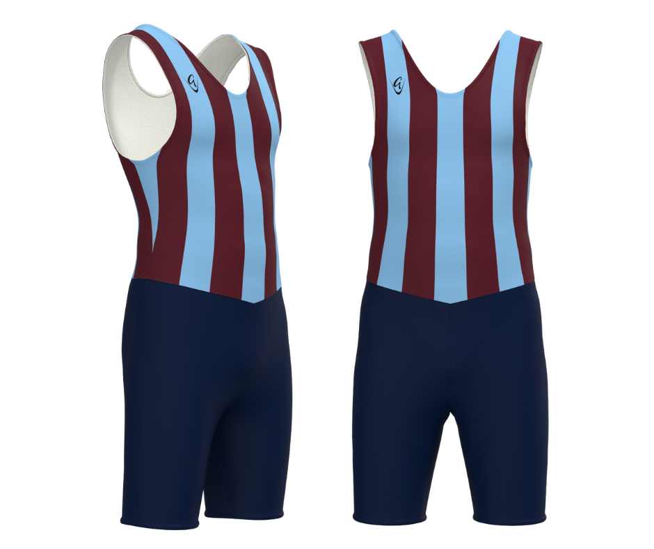 Stripes AIO - Claret Blue