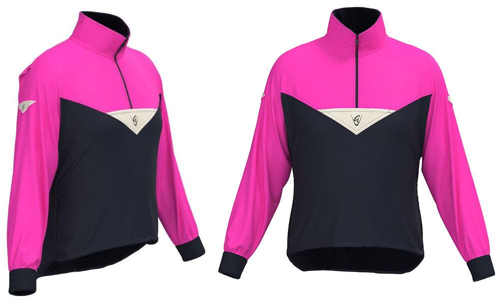 Be Seen Navy/Pink Fluro G2 - Splash Jacket