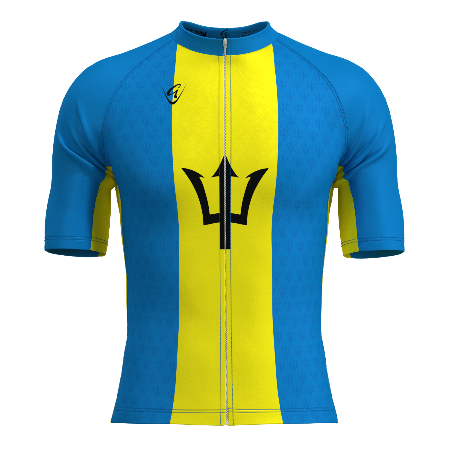 Barbados Retro Lightweight Short Sleeve Cycling Jersey