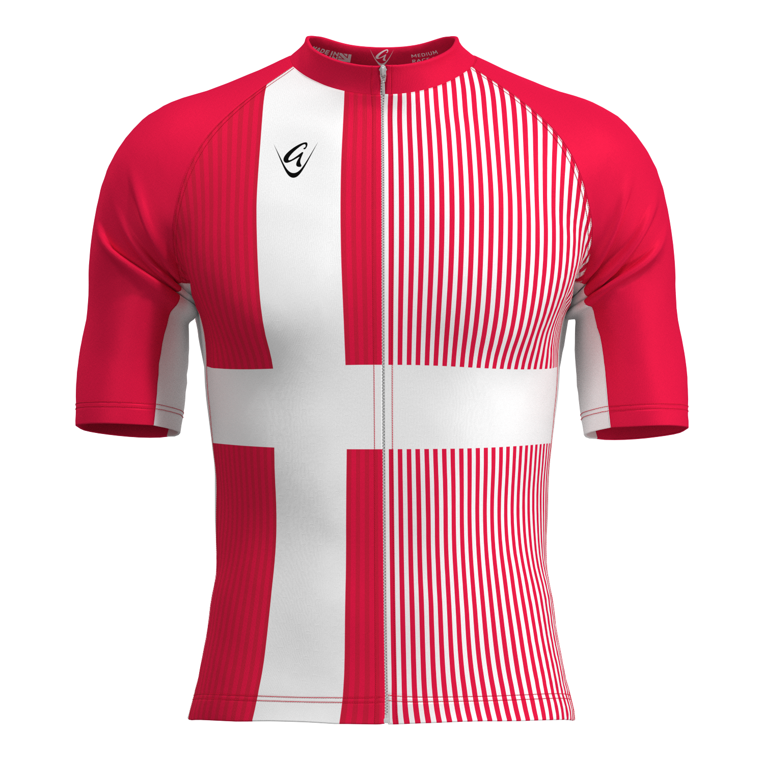 Denmark Retro Lightweight Short Sleeve Cycling Jersey