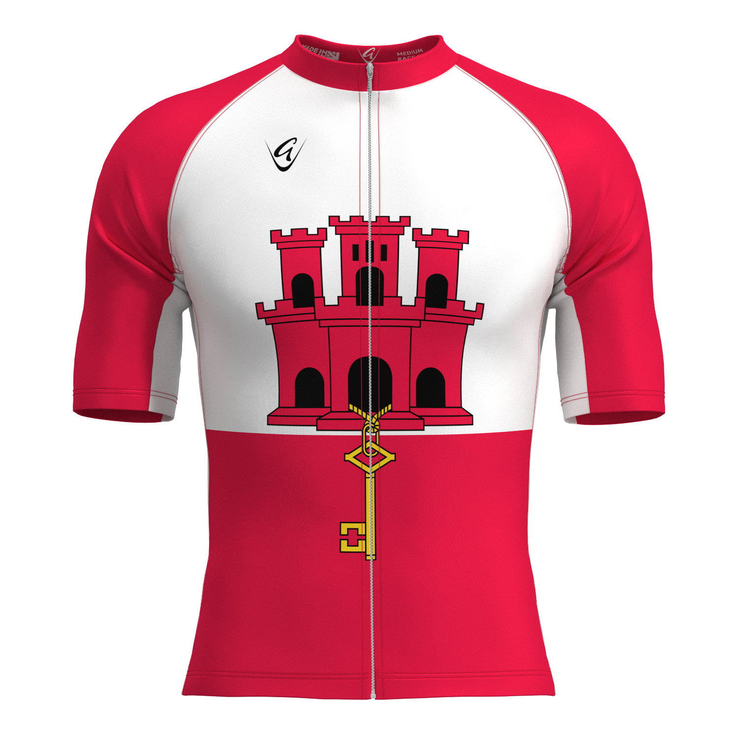 Gibraltar Retro Lightweight Short Sleeve Cycling Jersey