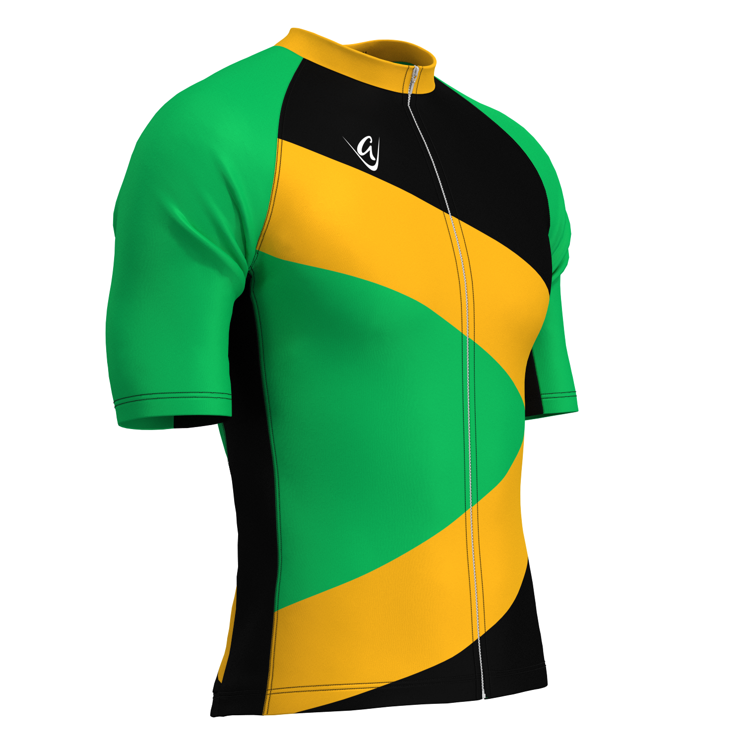 Jamaica Retro Lightweight Short Sleeve Cycling Jersey