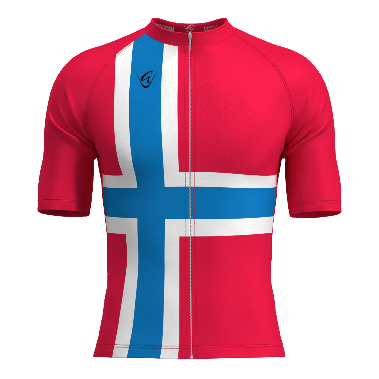 Norway Retro Lightweight Short Sleeve Cycling Jersey