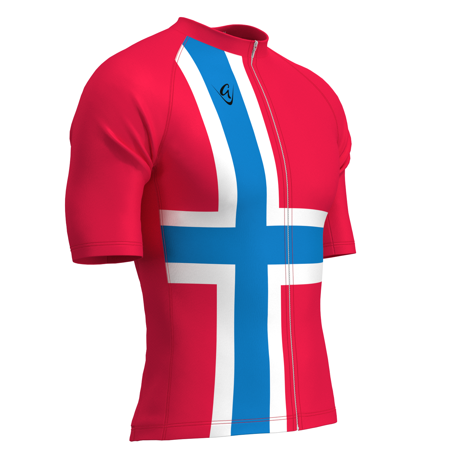 Norway Retro Lightweight Short Sleeve Cycling Jersey