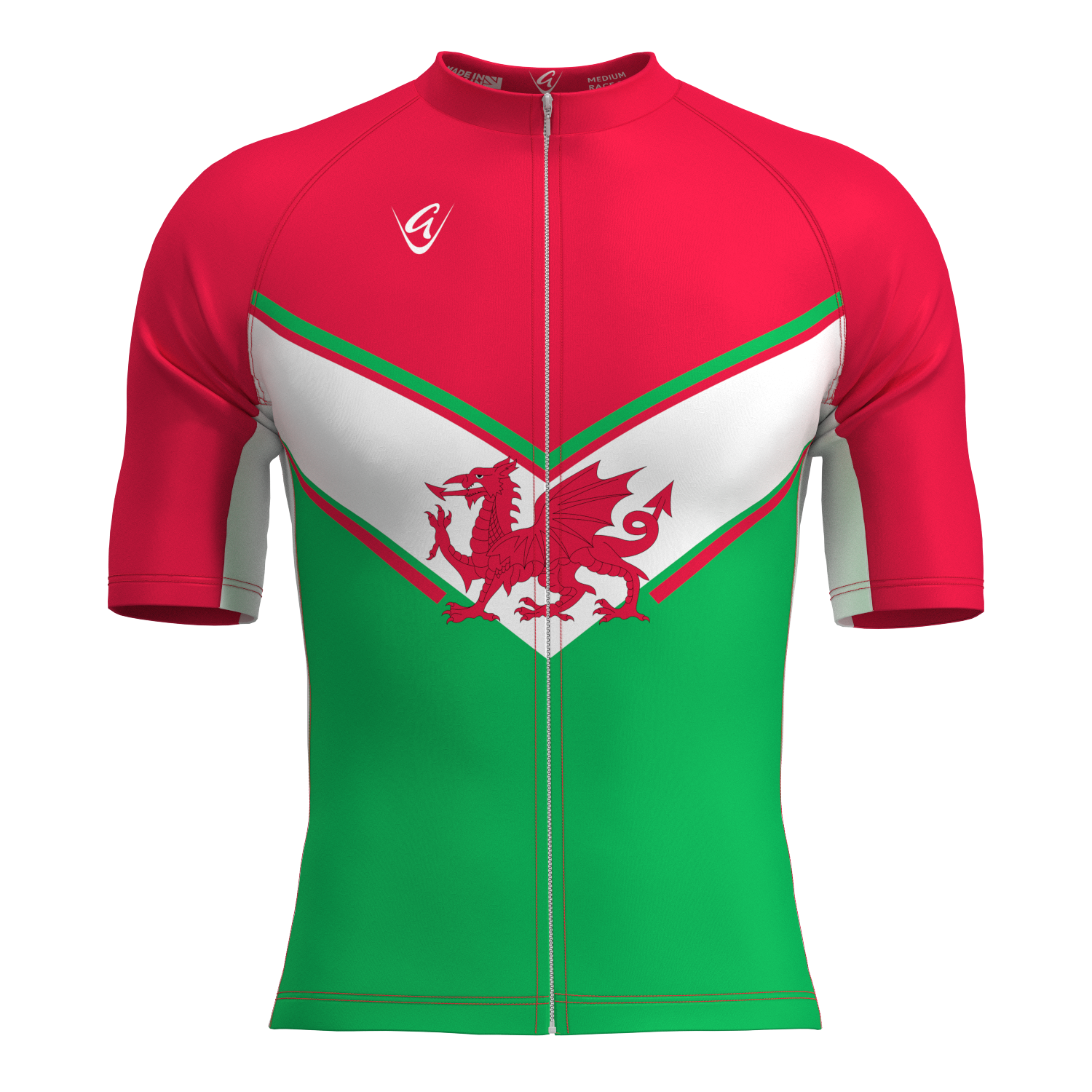 Welsh Retro Lightweight Short Sleeve Cycling Jersey