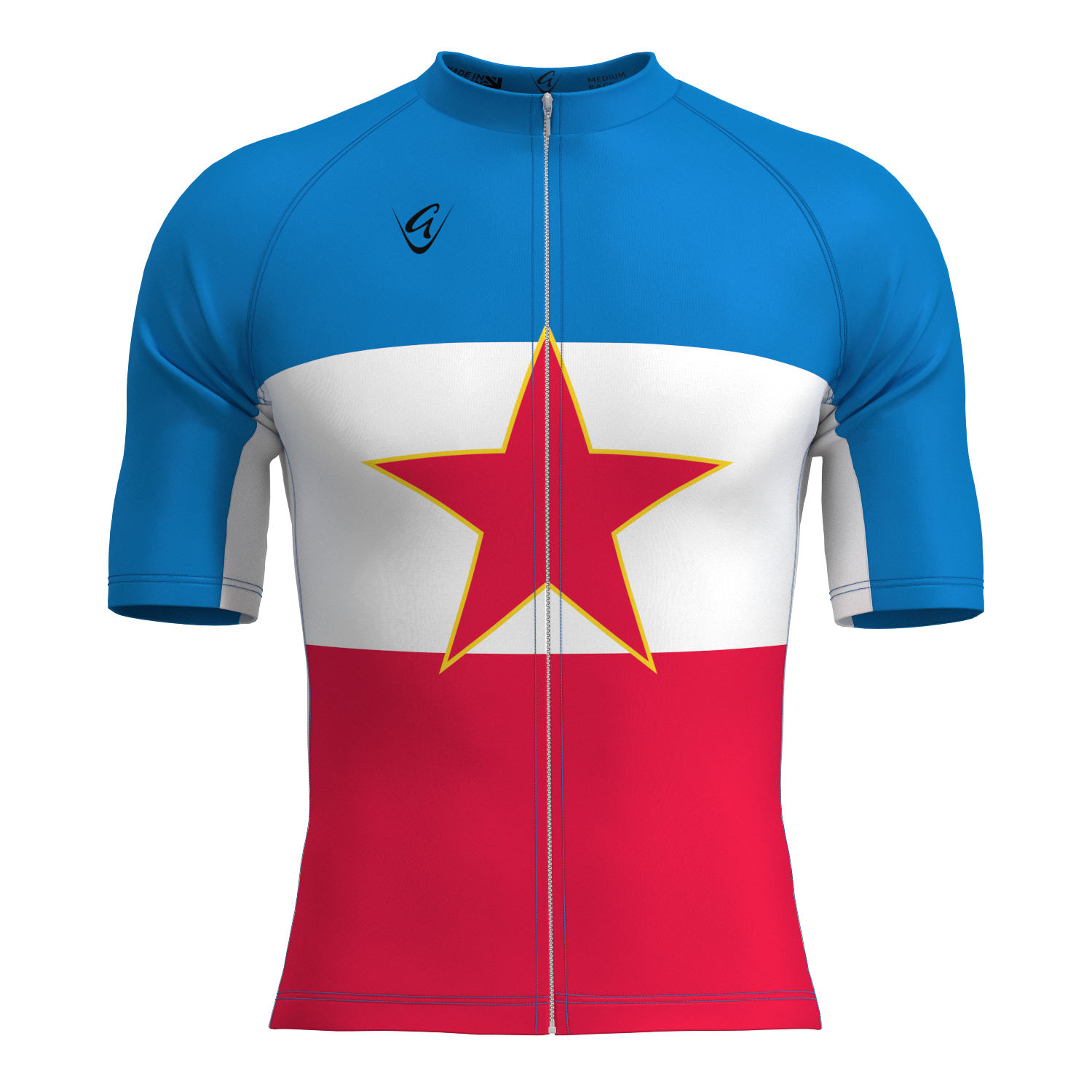 Yugoslavia Retro Lightweight Short Sleeve Cycling Jersey