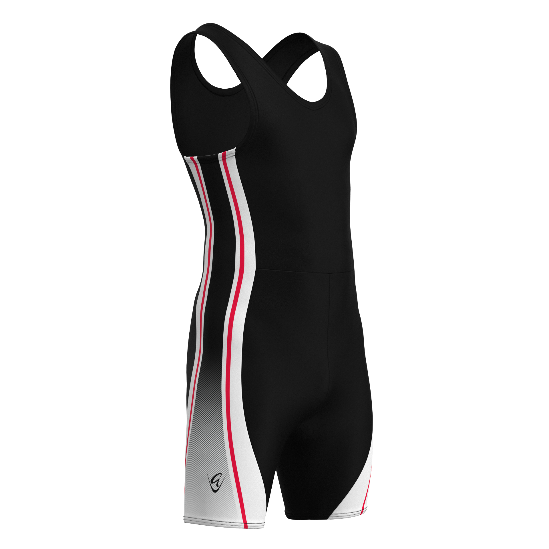 LE Sport Stripe Black-Red AIO