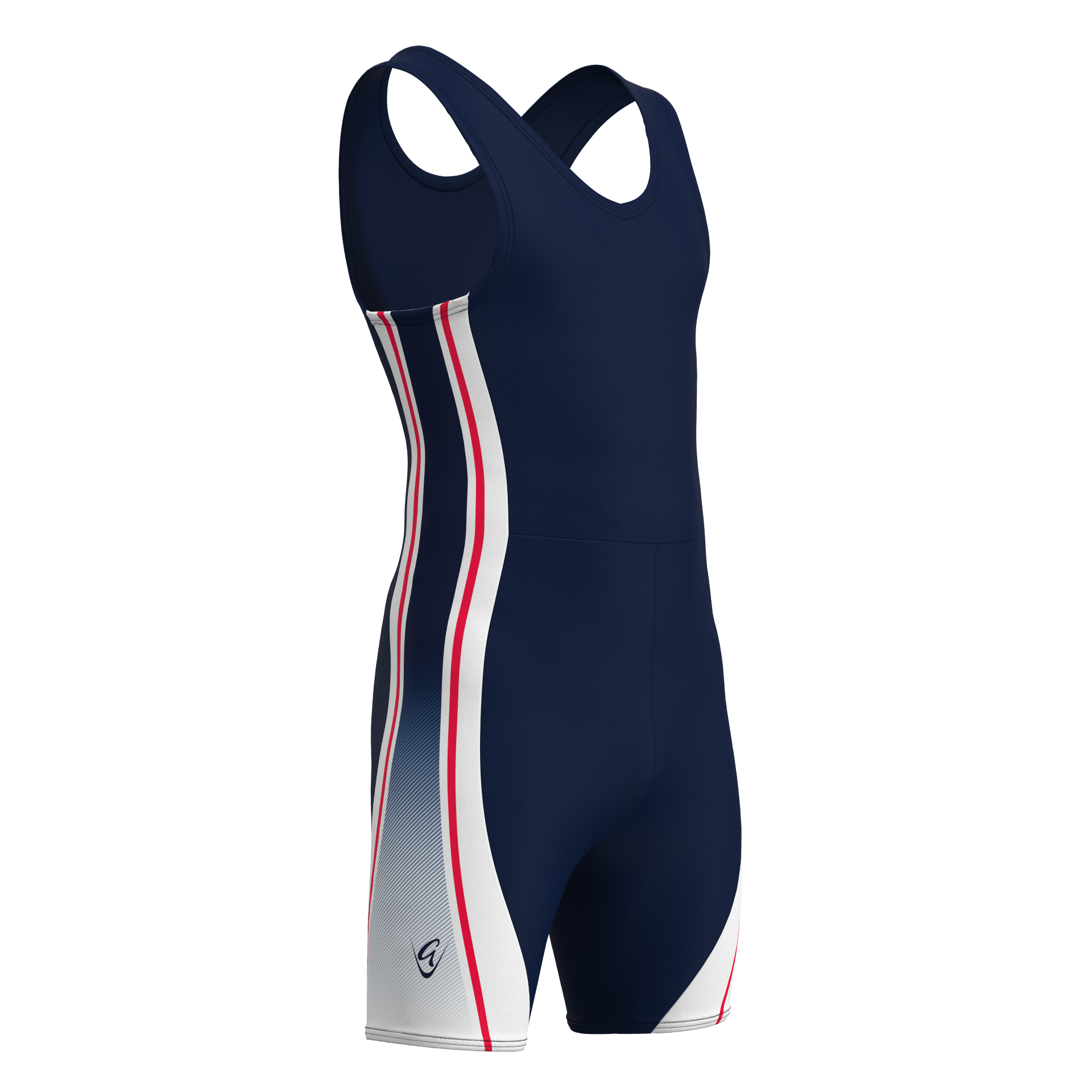 LE Sport Stripe Navy-Red AIO