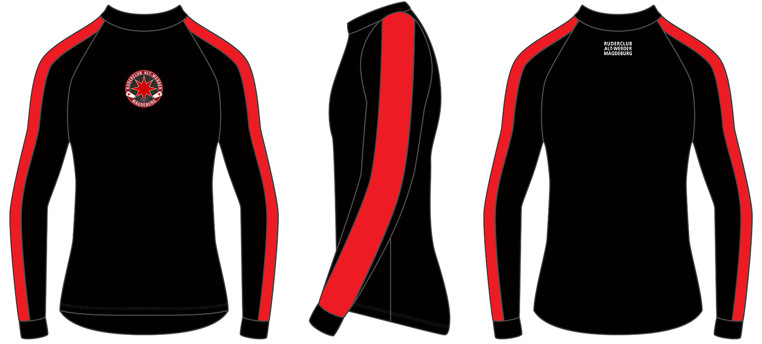 Custom Performance Tee LS Stripe back text