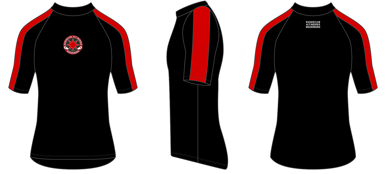 Custom Performance Tee SS Stripe back Text