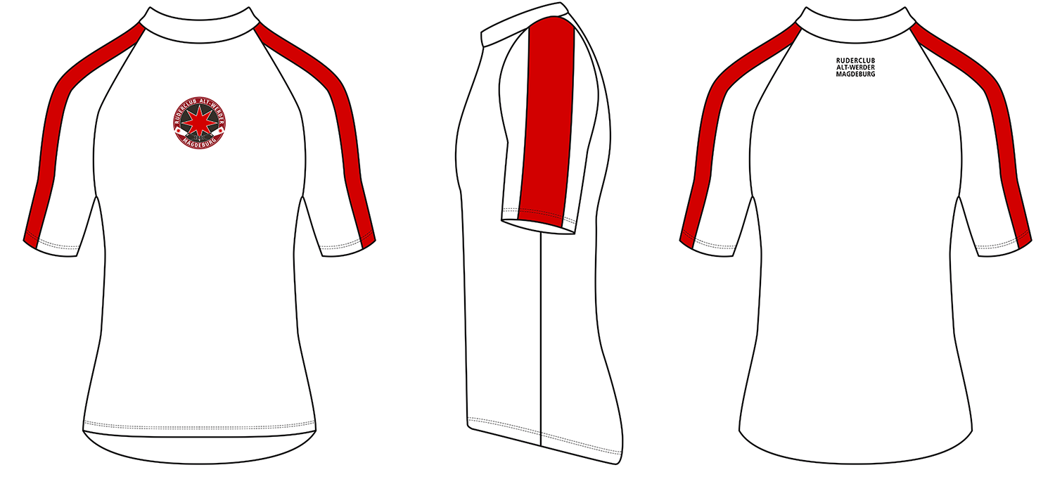 Custom  Performance Tee SS Stripe Back Text