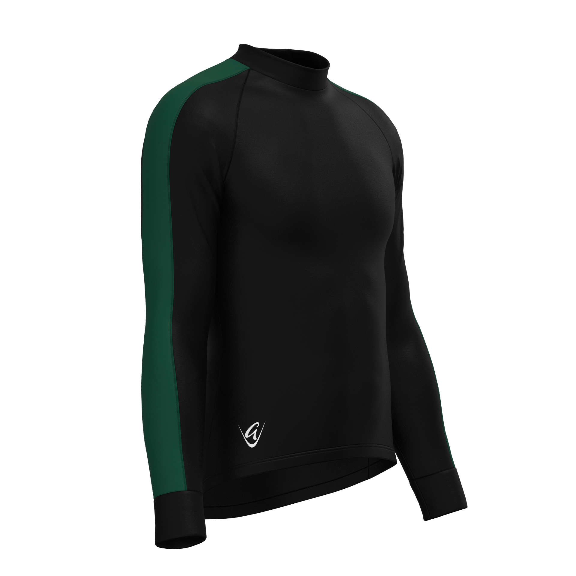 Performance Black/Contrast Colour LS Tee