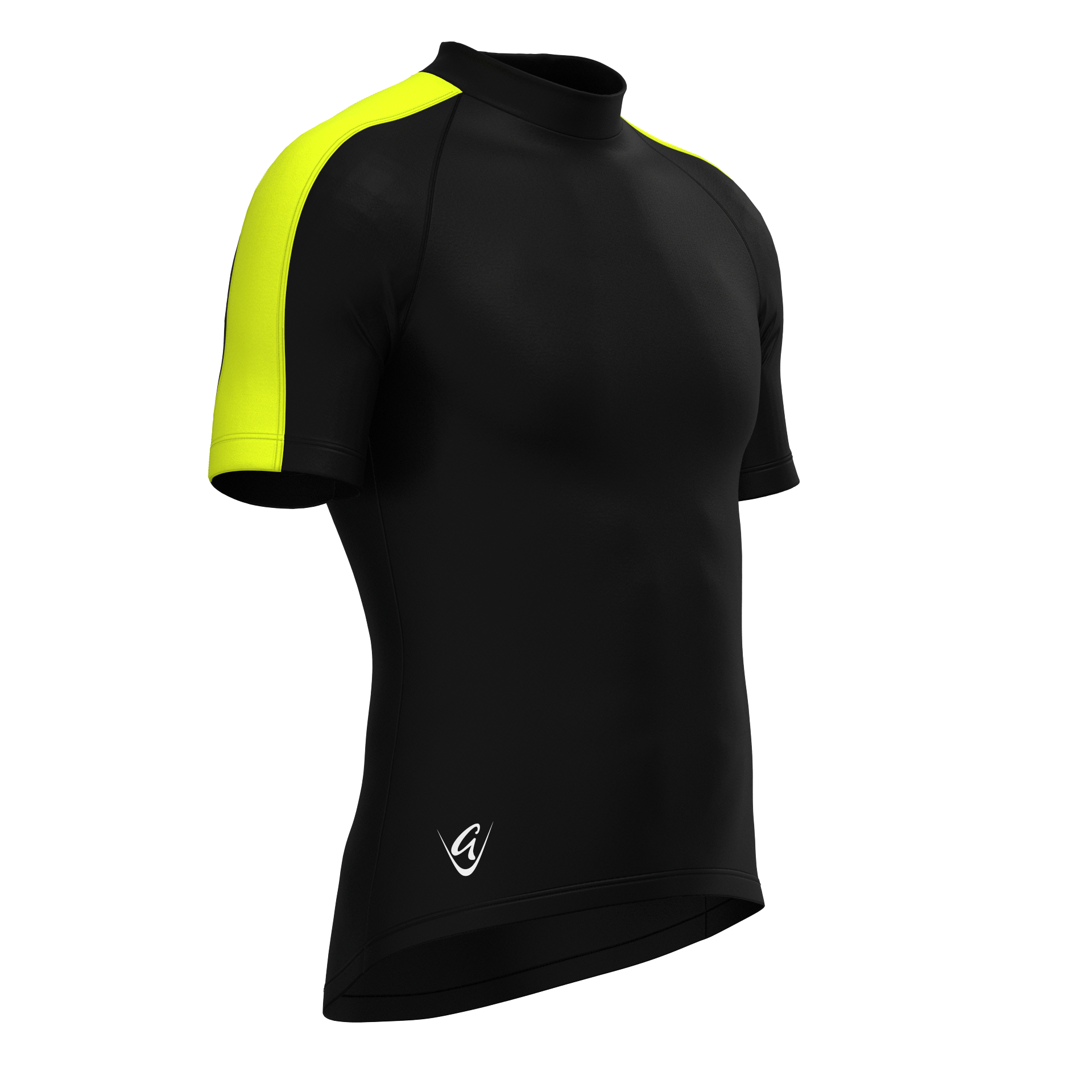 Performance Black/Contrast Colour SS Tee