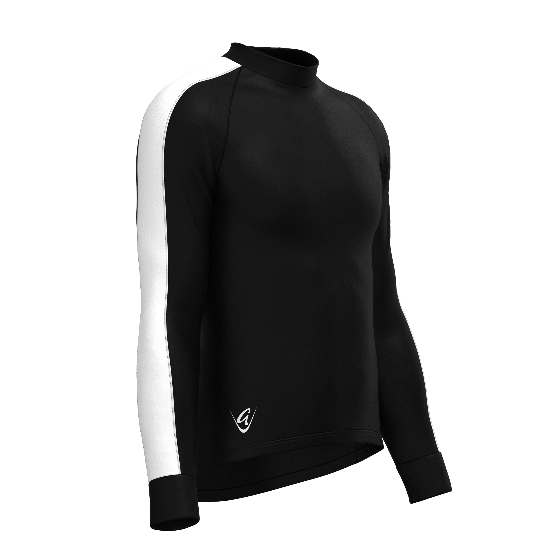 Performance Black/Contrast Colour LS Tee