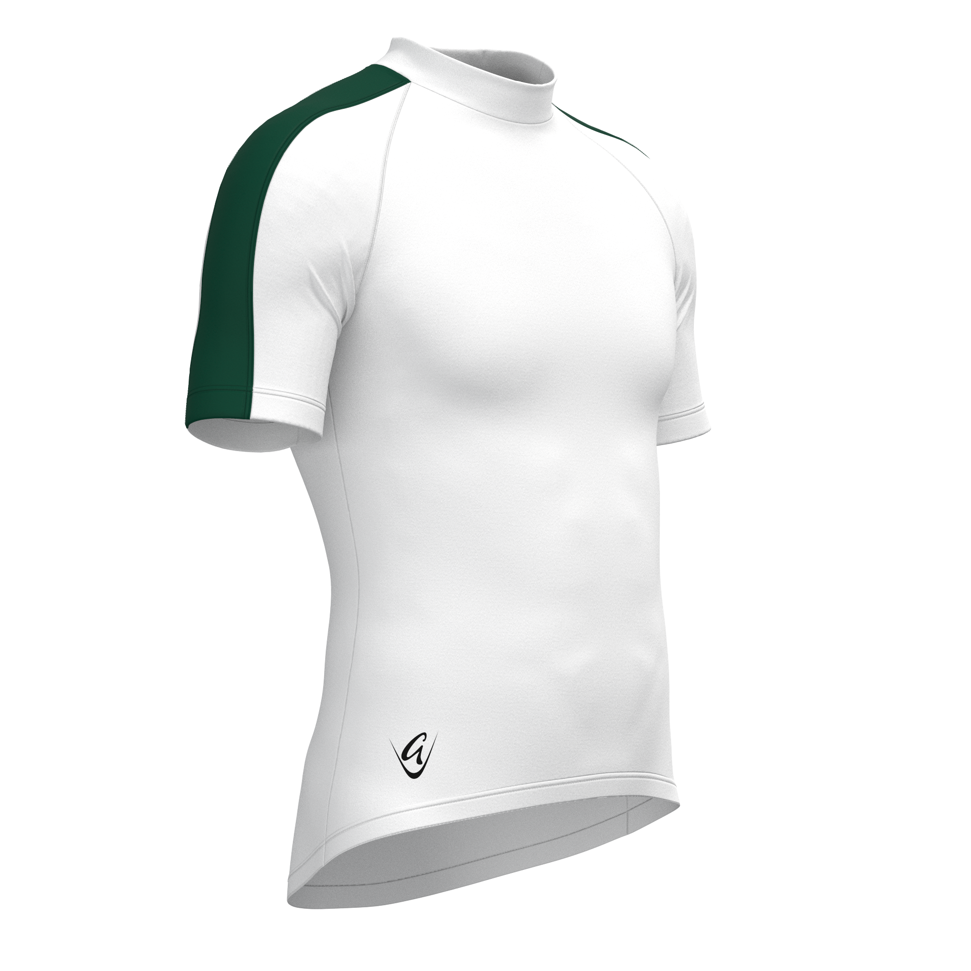 Performance White/Contrast Colour SS Tee