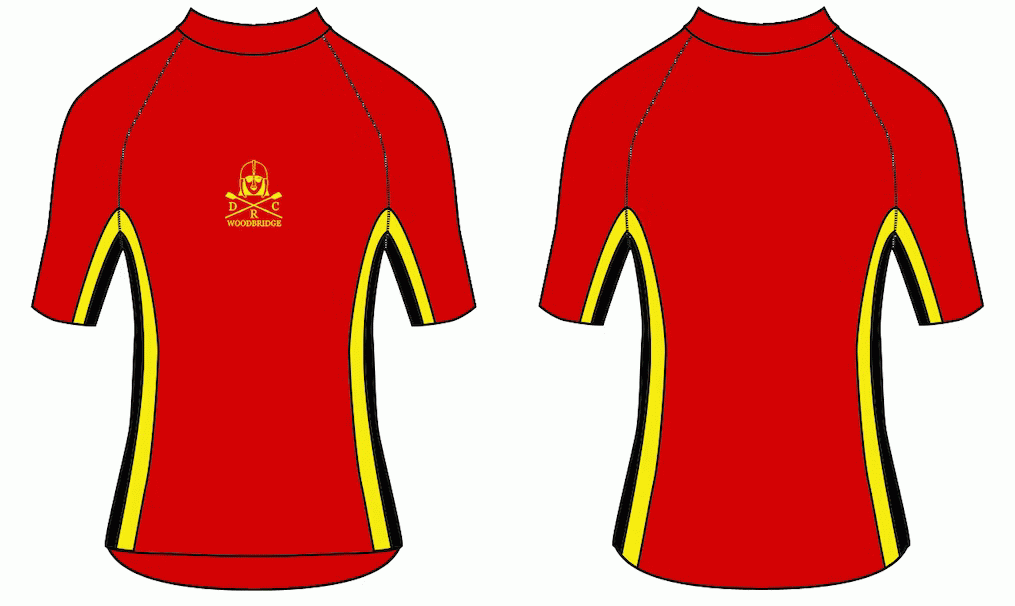 Red with Stripes - Custom Performance Tee SS