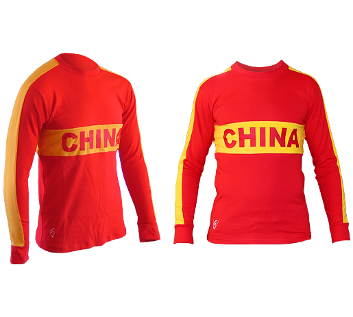 China Retro Cotton Long Sleeved Tee