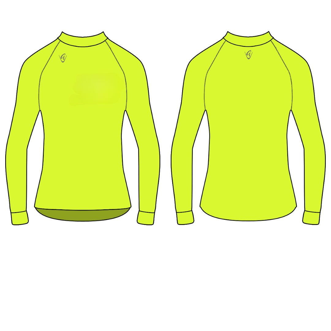 Be Seen Performance Tee LS - Fluo Yellow