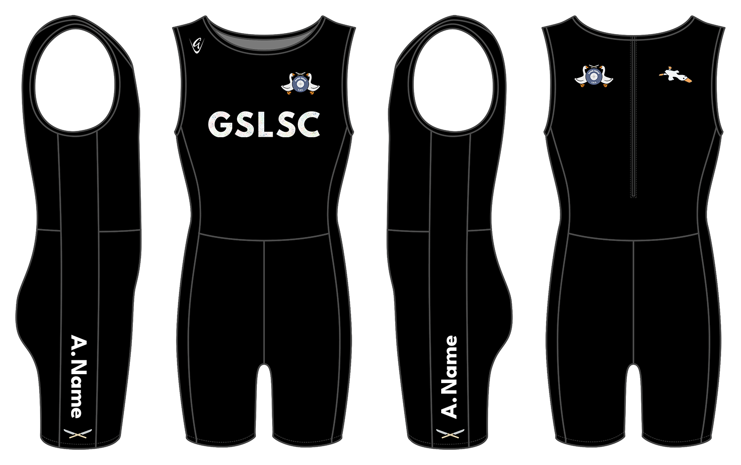 Design 4 - Custom Weightlifting Suit
