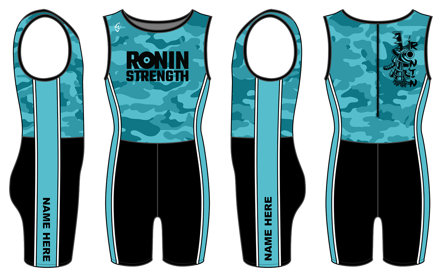 Suit1b- Custom Weightlifting Suit