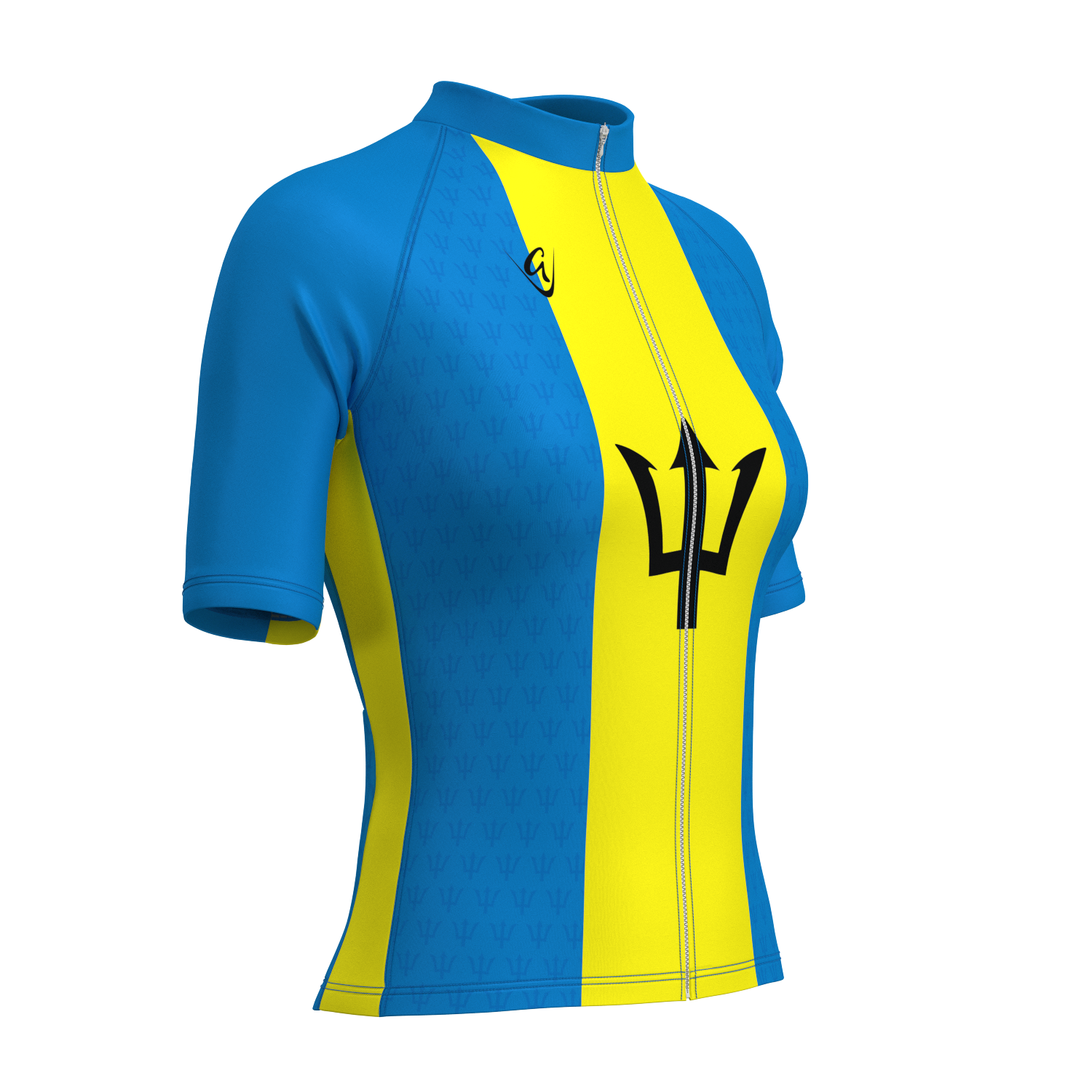 Barbados Retro Lightweight Short Sleeve Cycling Jersey